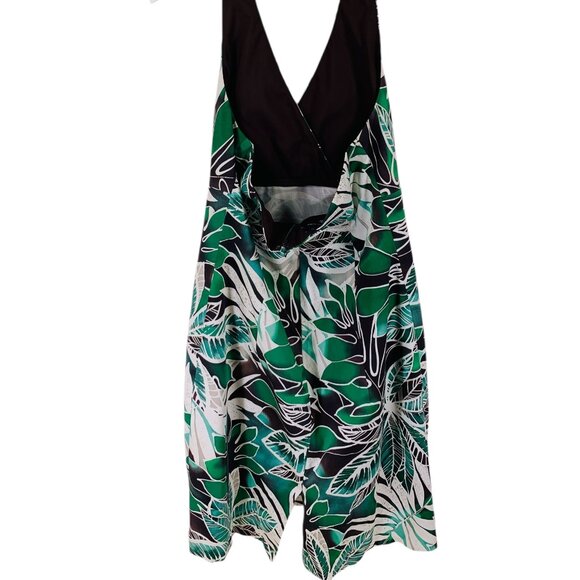 Jones New York Ladies printed Cotton Halter Dress - Sz 8 - Picture 9 of 13